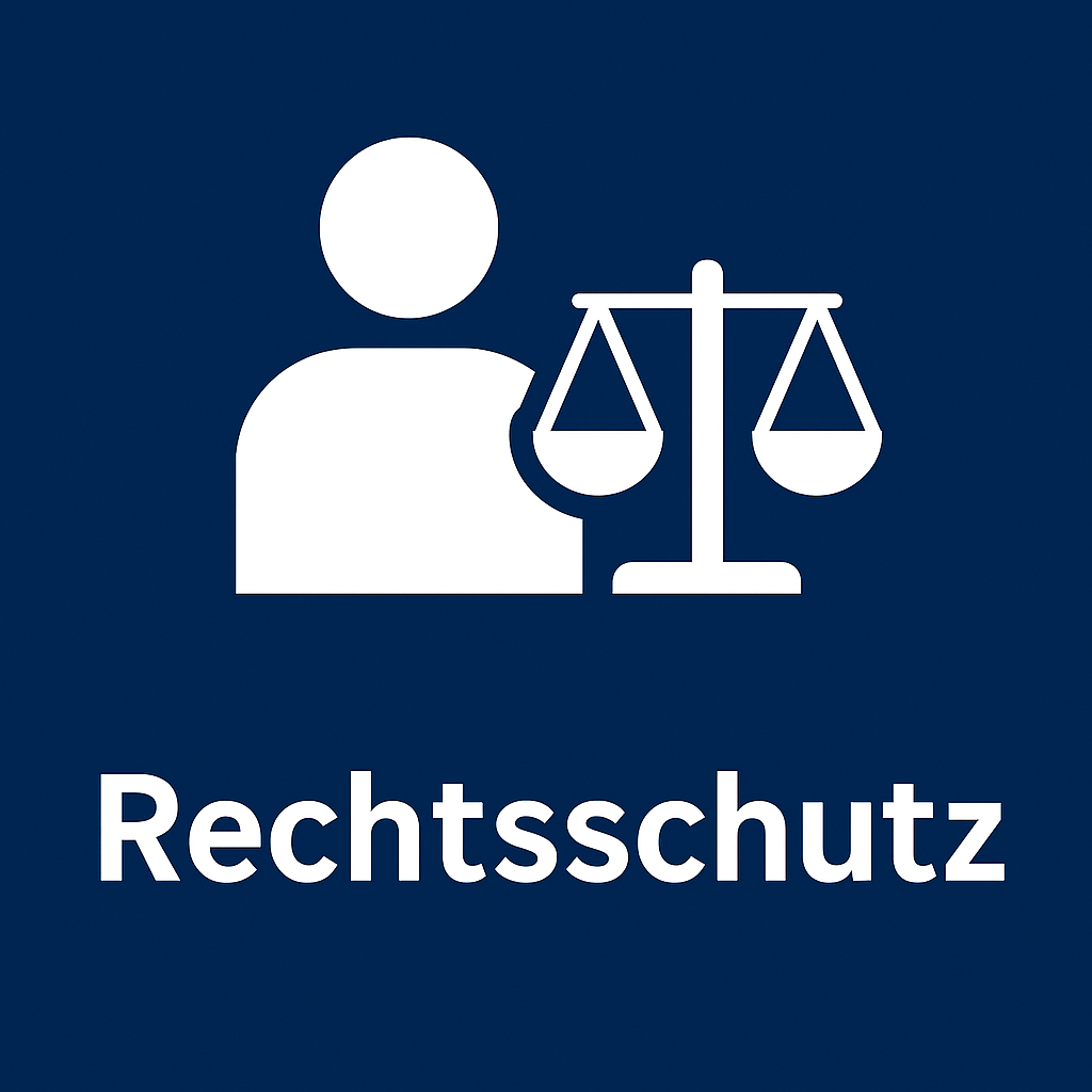 GTL Kachel Rechtsschutz – Symbol Waage, Rechtsvertretung für Mitglieder